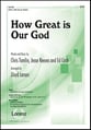 How Great Is Our God SATB/SAB choral sheet music cover